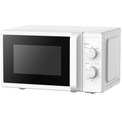 Микроволновая печь Hi M020W05, 20 л, 700 Вт, авто программы, поворотное упр, таймер, белая