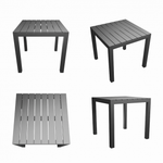 Стол обеденный Ideal Patio ДОЛЛА алюминий 80х80 см (4 ножки) резервный дубль