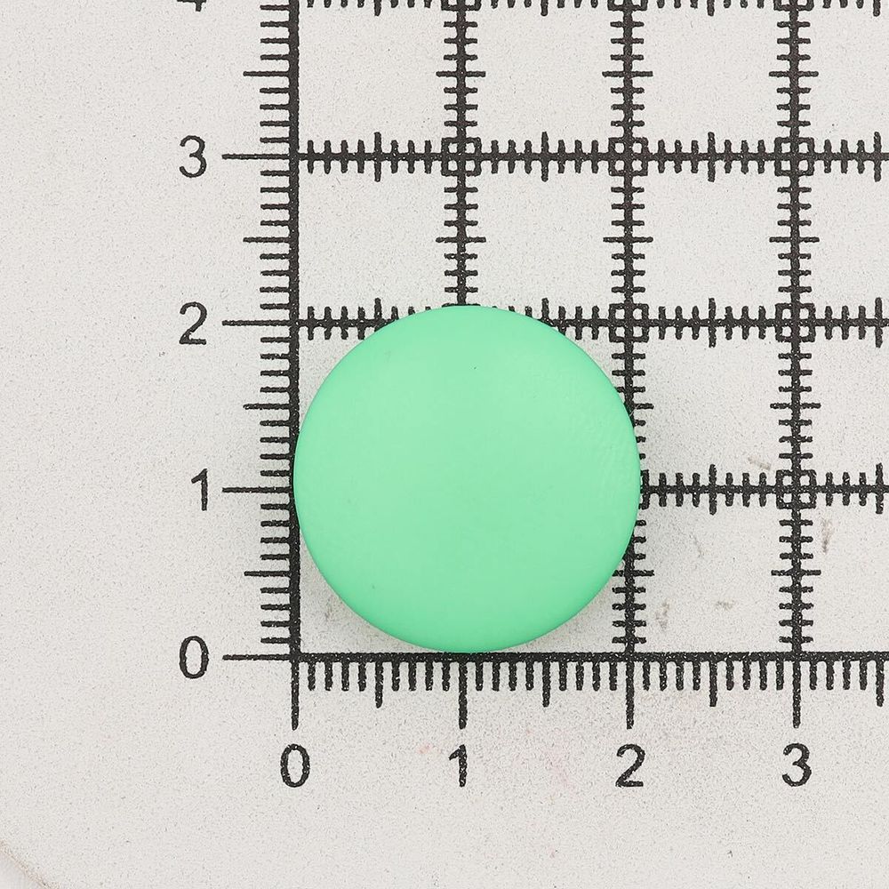 Пуговицы на ножке 32L=20 мм, пластик (Green (зеленый)), NE68, 36 шт