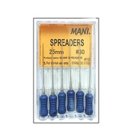 Spreaders №30 (25мм) Mani Спредеры (6шт.) Мани, для латеральной конденсации гуттаперчи, ручные