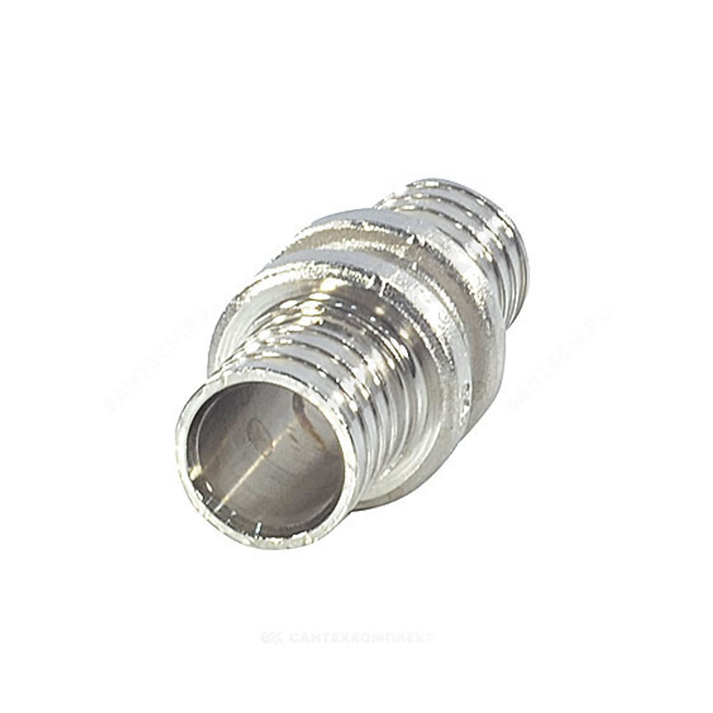 Муфта для PE-X труб аксиальная латунь оц Дн 20 RAUTHERM S Rehau 12503171002