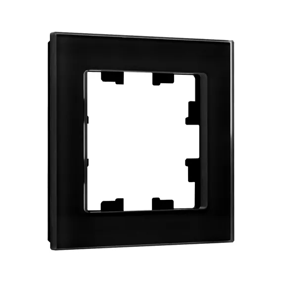 Рамка стеклянная на 1 пост Systeme Electric AtlasDesign Nature Черный ATN361001