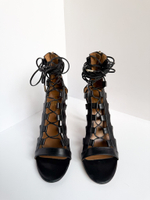 Кожаные босоножки Aquazzura, 40