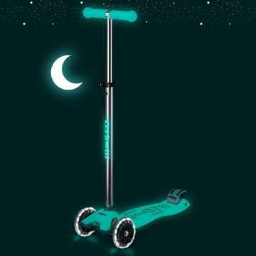 Самокат Maxi Micro Deluxe Glow LED Green