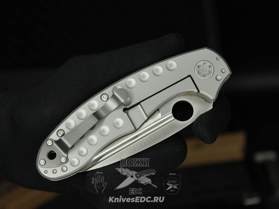 Складной нож Steelclaw 9Cr18MoV c клинком из стали 9Cr18MoV, рукоять G10 / Титановый сплав Titanium TC4 Aloy