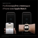 Умный замок Aqara ML-D01D врезной разбл.отпеч.паль./код/пар/NFC/прил/мех.кл 5000mAh бронзовый/черный