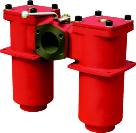 RFDBN/HC660DAN10D1.X/-L24 - Сливной фильтр гидравлический сдвоенный модели RFD тонкость фильтрации 10 мкм, типоразмер 660, вид присоединения: резьба  G3, материал корпуса - чугун, рабочее давление до 25 бар, визуально-электрический (лампа с напряжением 24В) индикатор загрязнения