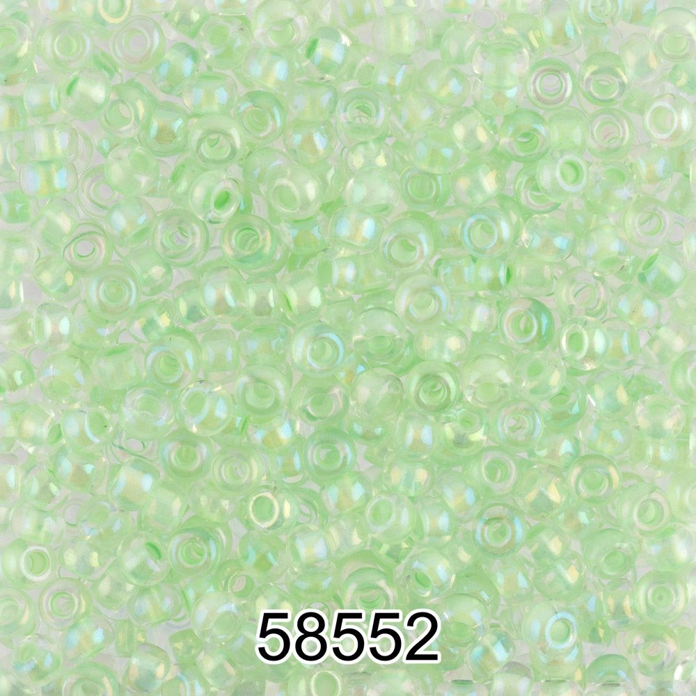 Бисер Preciosa 10/0 (2.3 мм), 500 г, 58552 (Ф554) св.зеленый Бисер Preciosa 10/0 (2.3 мм), 500 г, 58552 (Ф554) св.зеленый