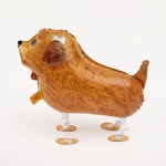 Шар 3D (23''/58 см) Ходячая Фигура, Терьер, Коричневый, 1 шт.,