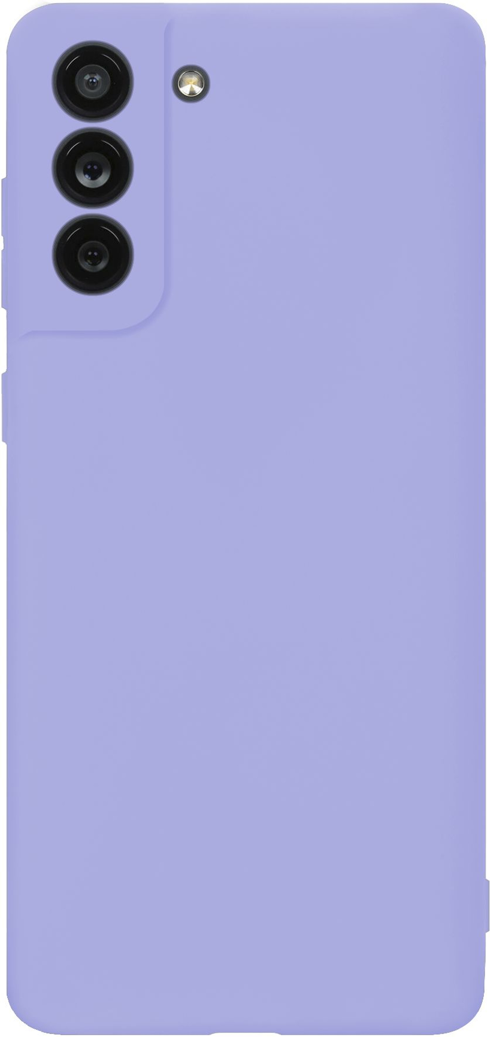 Мягкий Soft Touch чехол из силикона для SAMSUNG GALAXY S21 FE с бархатной подкладкой