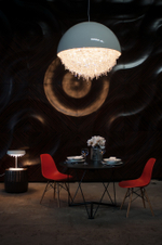 Pendant design lamp Ozero by Manooi D60 (Black)