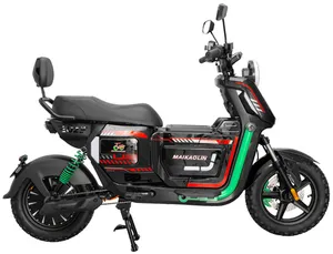 Электроскутер MAIKAOLIN U2 PRO 1500W (60V/80Ah) - Чёрный фото №5