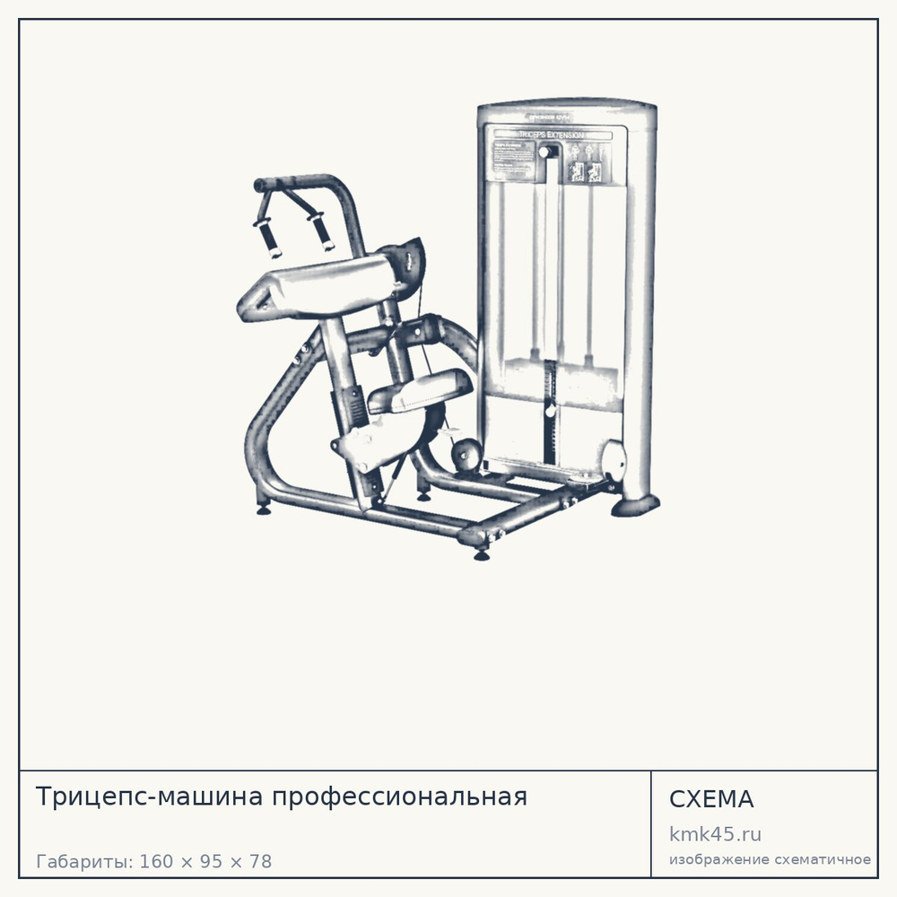 Трицепс-машина профессиональная — от 208 000 ₽