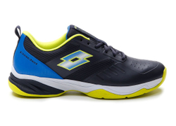 Мужские ботинки для падела Lotto Superrapida 400 V — navy blue/atlantic blue/acacia green