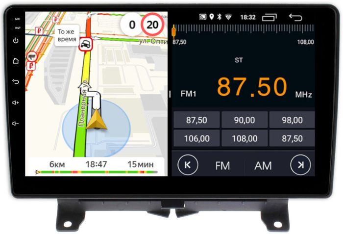 Магнитола для Range Rover Sport 2005-2009 - Parafar PF111LUX2FHD на Android 13, CarPlay, 4G SIM-слот