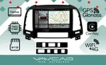 Магнитола для Hyundai Santa Fe 2006-2012 (рамка черная) - Vaycar VA23-0008-2K на Android 13, Быстрая, 2K QLED, CarPlay,4G SIM-слот