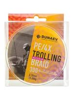 Шнур DUNAEV TROLLING BRAID PE X4 300м 0,26мм