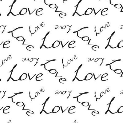 абстрактный узор с надписями Love