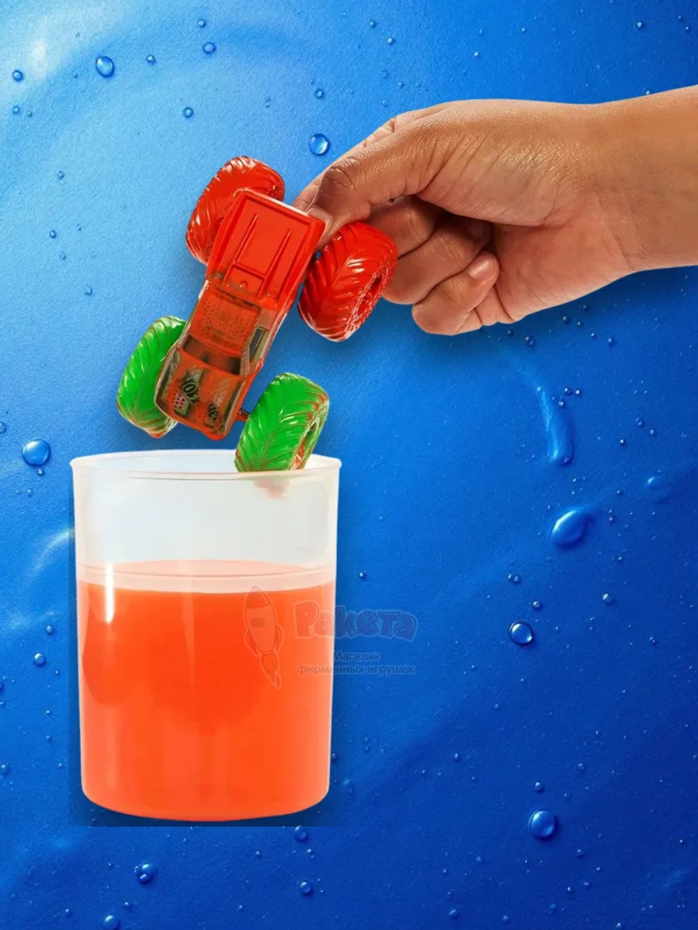 Машинка Хот Вилс Monster Trucks Color Reveal HJF39 серия 4