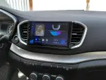 Магнитола для Lada Vesta NG 2023+ (без ШГУ, рамка серебристо-черная) - Teyes CC2 PLUS монитор 9" QLED, Android 10, Быстрая, SIM-слот
