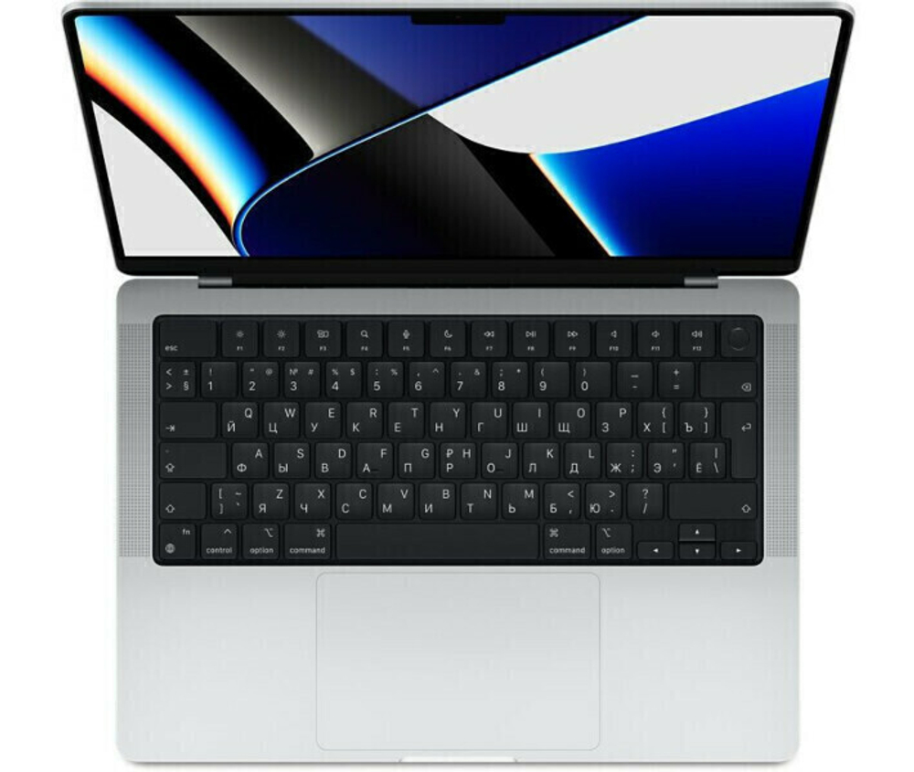 14.2" Ноутбук Apple Macbook Pro Late 2021 (3024x1964, Apple M1 Pro, RAM 16 ГБ, SSD 512 ГБ, Apple graphics 14-core), MKGR3LL/A, серебристый