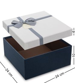 Packing Symphony WF-79-B Набор коробок из 3шт «Квадрат» цв.син./бел.
