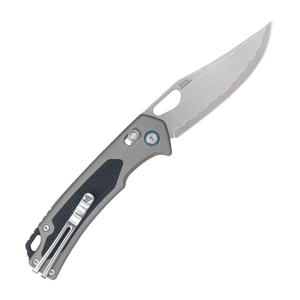 Нож складной SRM 9203-AK Retriever Beadblast (140Cr Laminated, Grey Aluminum/Black G10)