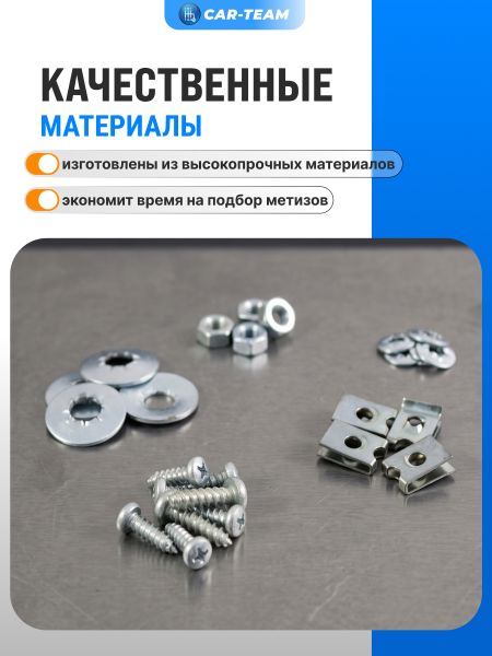 Комплект крепления передних брызговиков Приора