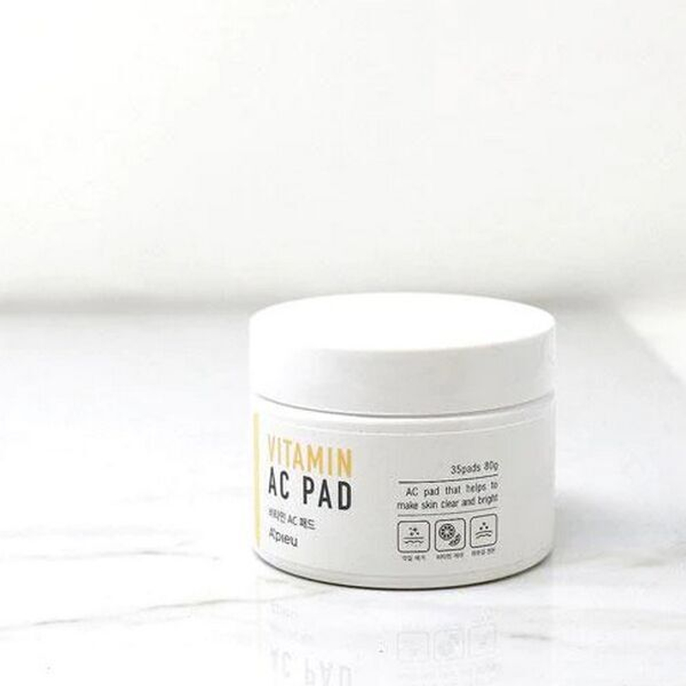 Пилинг-диски для лица A'Pieu Vitamin AC PAD с АНА и ВНА-кислотами, 35шт