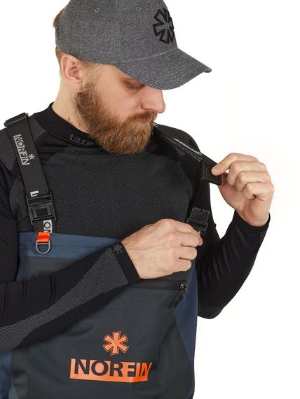 Полукомбинезон забродный Norfin PILOT BOOTFOOT р.46-XXL с сапогами резина