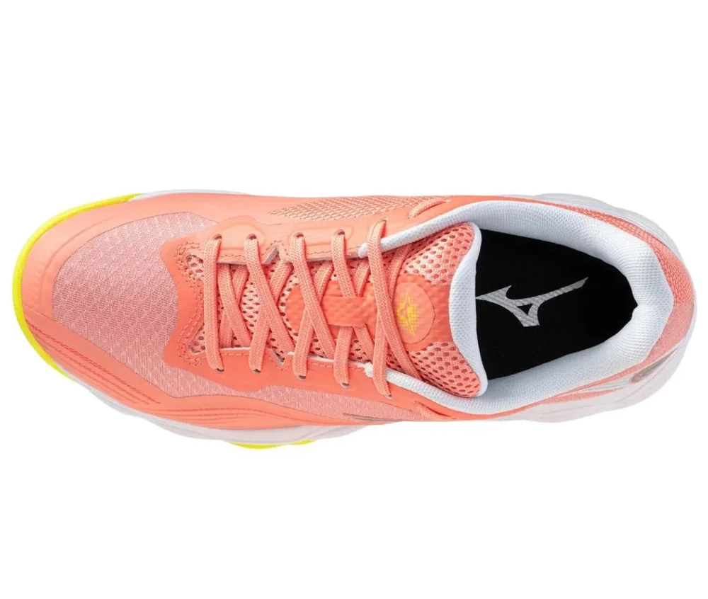 Женские кроссовки для padel Mizuno Wave Enforce Court 2 Padel - desert flower/wild wind/yellow jasper