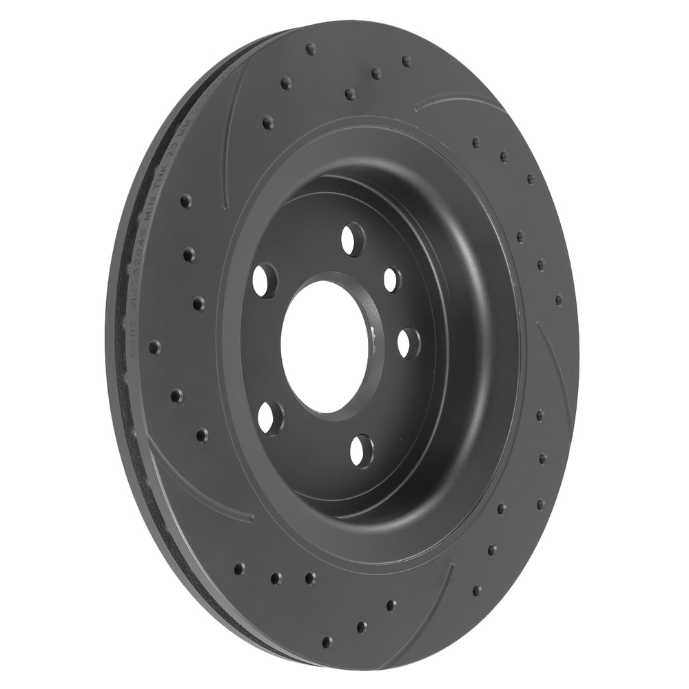 Диск тормозной задний перфорированный PRO-Line с покрытием (компл.2 шт) VOLVO S60 II/S80 II/XC70 II all 06 /Vent D=302mm GANZ GIJ06264S
