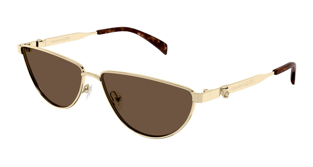 Солнцезащитные очки AM0456S Alexander McQueen - золотой(AM0456S)