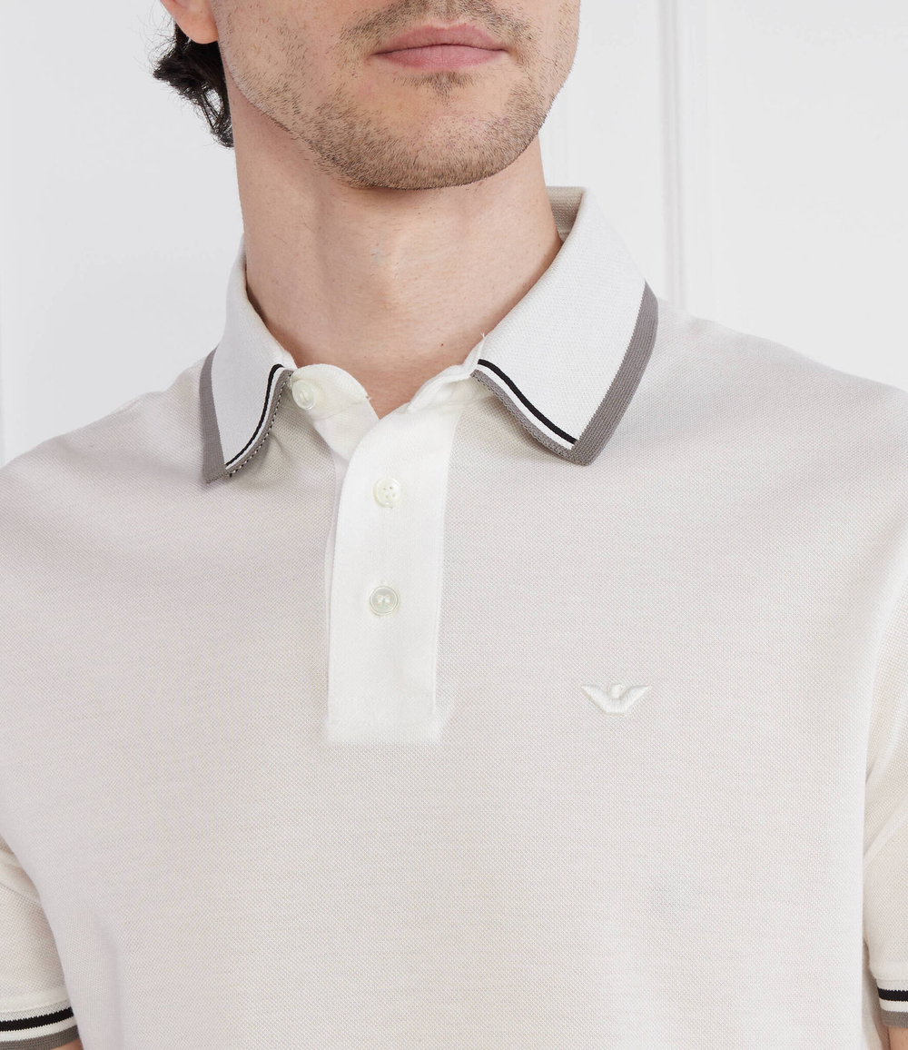 Поло Emporio Armani - белый(6R1F82 1JTKZ)