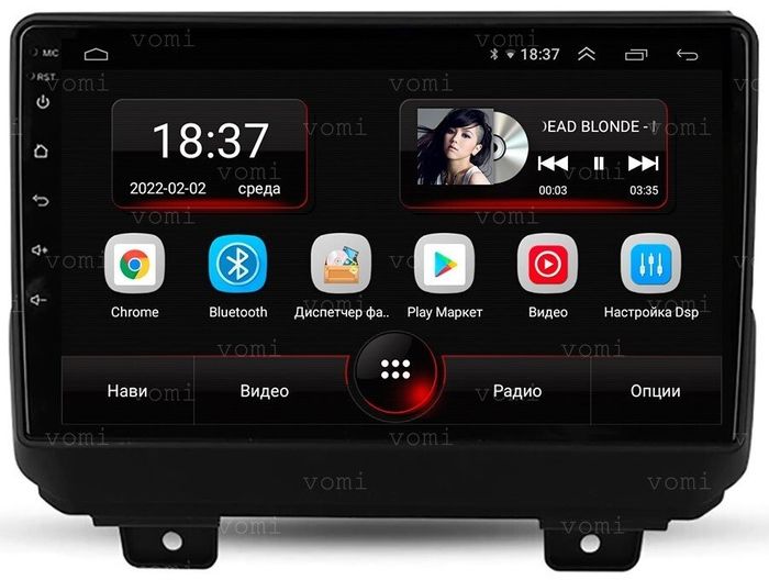 Магнитола для Jeep Wrangler 2018+ - AK437R9-MTK Android 10