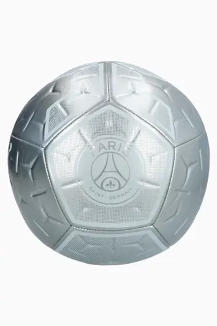 Футбольный мяч Nike PSG x Jordan 25/26 Academy размер 5 - серебряный