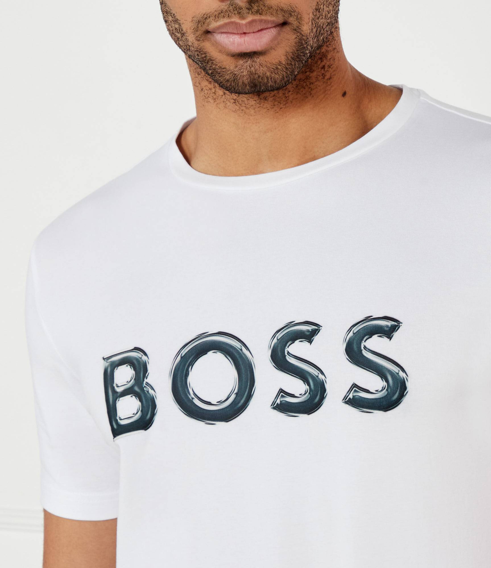 Футболка Tee Logo BOSS GREEN - белый(50535273)