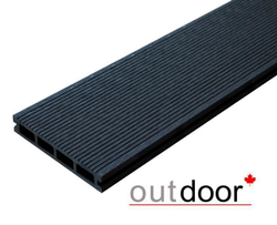 Террасная доска ДПК Outdoor 150*25*3000 мм. вельвет/шлифованная черная
