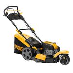 Газонокосилка бензиновая Denzel GLT-460SP-T, Trike 149 см³, 46 см, привод, панель, 60л