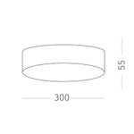 Светильник накладной LED 36W 4000K