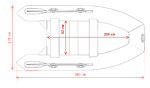 Лодка ПВХ Gladiator AirPro E380Pro НДНД Camo -