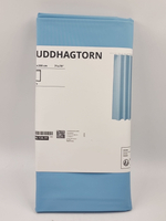 Штора для ванной IKEA LUDDHAGTORN, светло-синий, 180х200 см