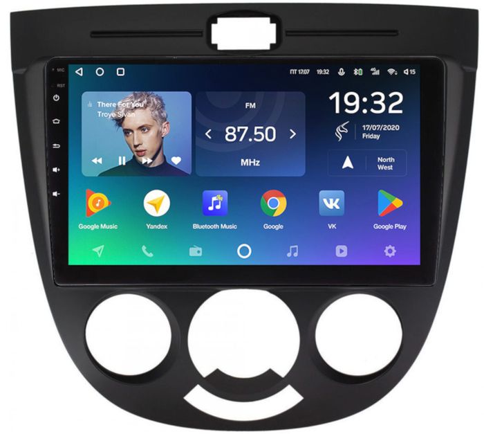 Магнитола для Chevrolet Lacetti хэтчбек (кондиционер) - Teyes CC2 PLUS монитор 9" QLED, Android 10, Быстрая, SIM-слот