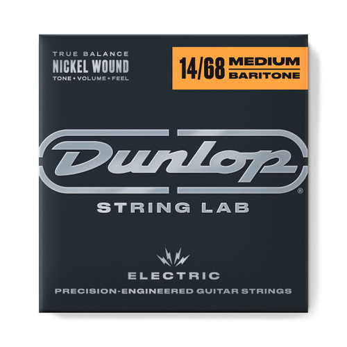 Dunlop DEN1468 Electric Baritone Guitar струны для электрогитары баритон, никель, 14-68