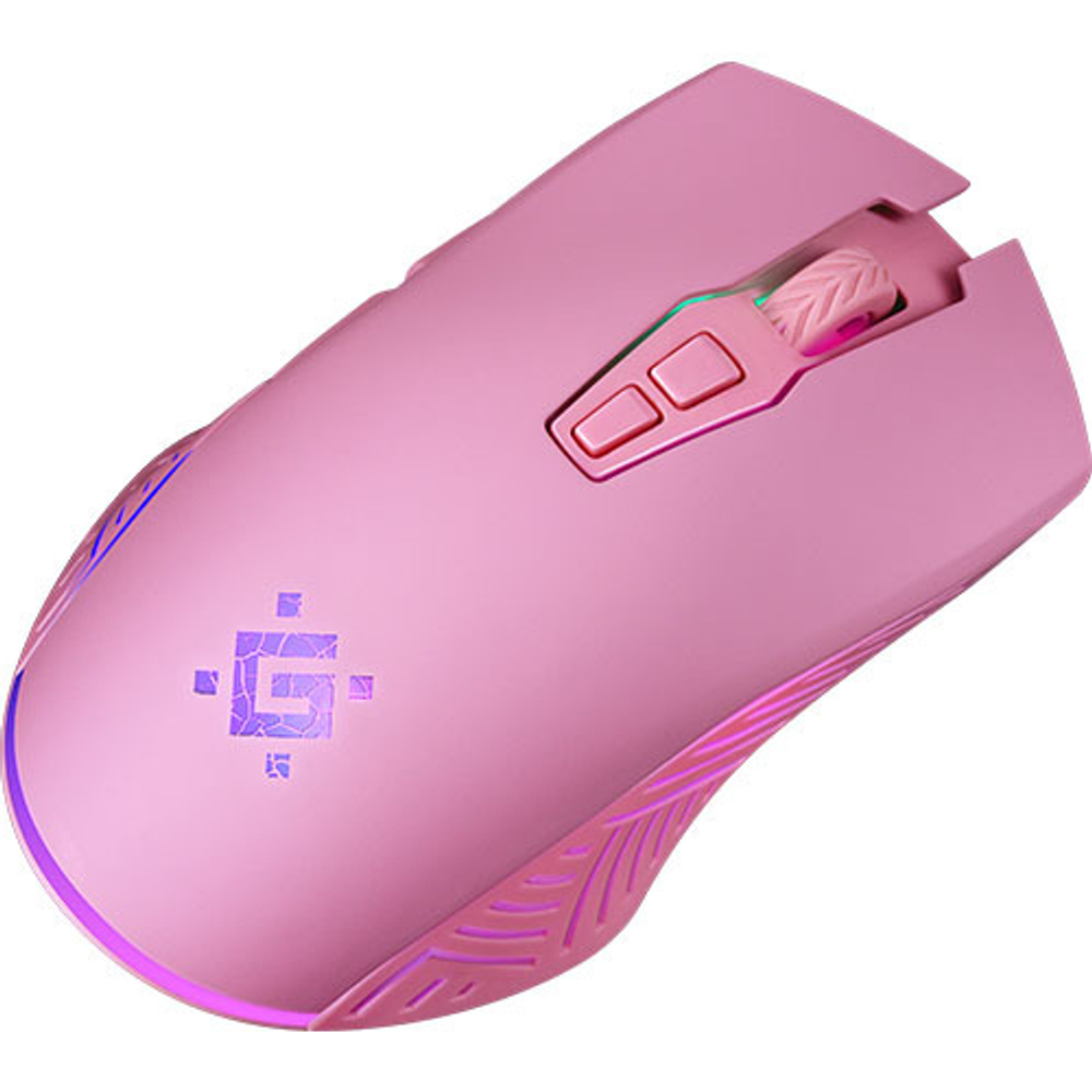 Мышь Defender Pandora GM-502, розовая (беспроводная 2.4 GHz)