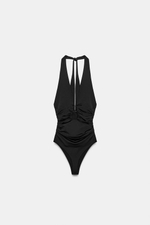 БОДИ ИЗ ПОЛИАМИДНОЙ ТКАНИ - ZARA