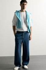 ДЖИНСОВЫЕ БРЮКИ ЧИНОС REGULAR FIT — ZARA