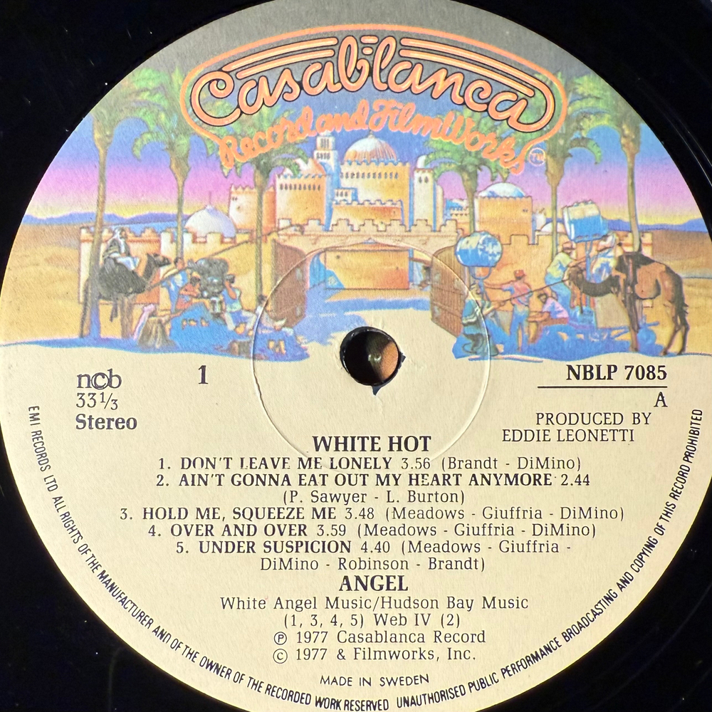 Angel – White Hot (Швеция 1977г.)