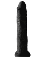 Фаллоимитатор-гигант на присоске черный King Cock 13" Cock Black (Цвет: черный)