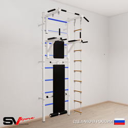 Шведская стенка Sv Sport 582 (Турник стандарт/Брусья/Скамья/Лестница)